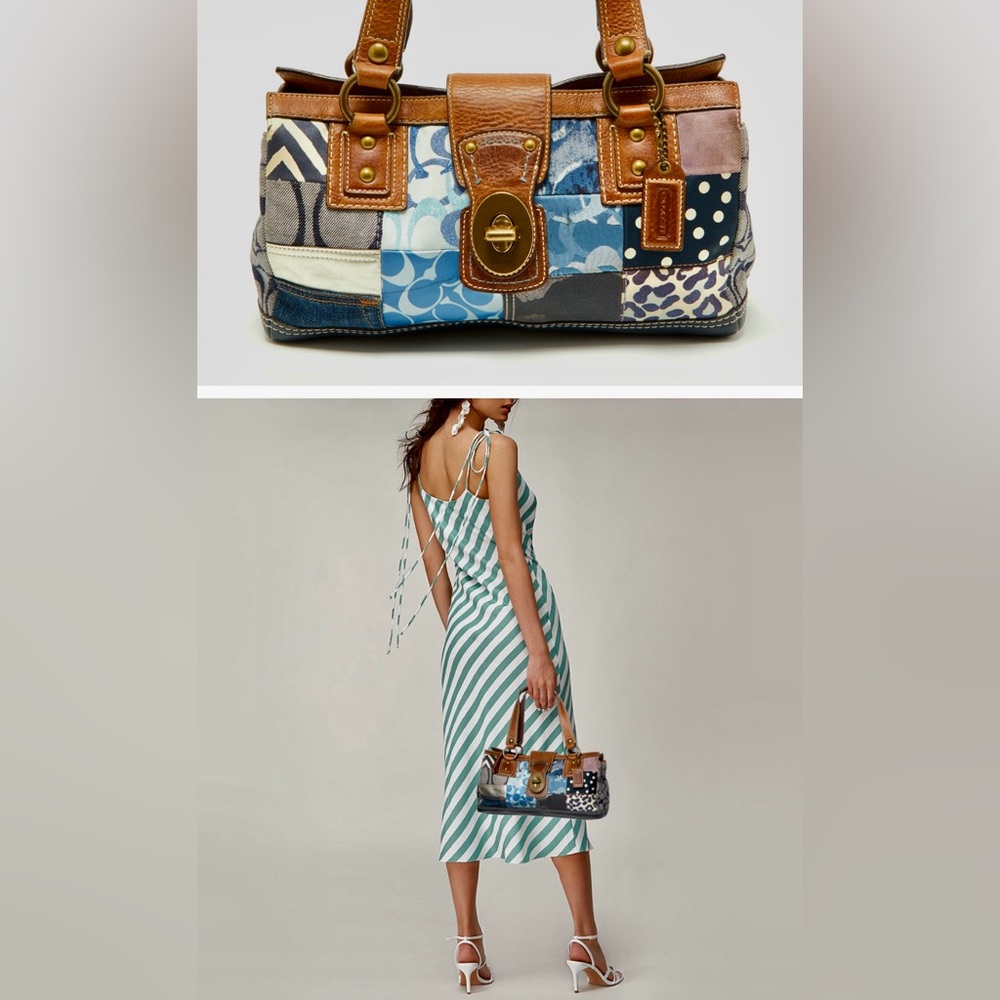 Coach Vintage Patchwork Leather Handbag - Picture 3 of 11